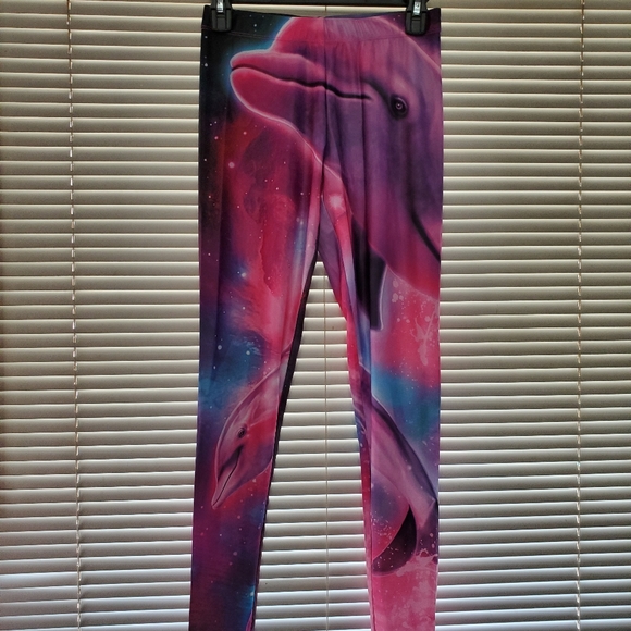 Hot Topic Pants - Galaxy dolphin leggings
